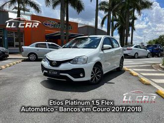 toyota etios platinum 1.5 flex 16v 4p aut.