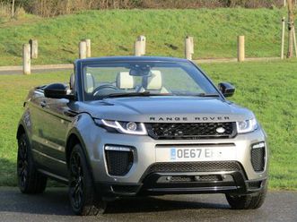 2017 land rover range rover evoque 2.0sd4 hse dynamic lux convertible 2d
