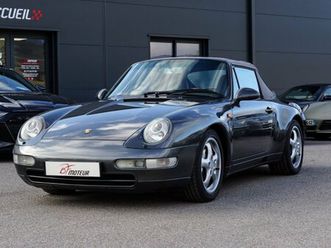 porsche 911 993 carrera 4 cabriolet 3.6l 286ch bvm origine fr / exclusive / clim / ordinateur de bord