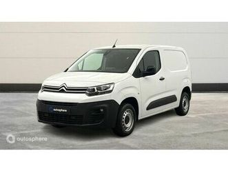 citroen berlingo van m 650kg bluehdi 100ch s&s cabine extenso 3 places pack driver connect