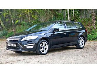 ford mondeo 2.0 tdci 163bhp estate titanium x leather trim black manual diesel 2