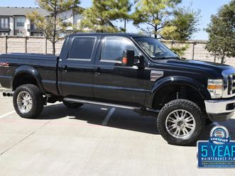 2008 f-250 super duty fx4 regency pkg diesel lifted truck