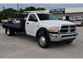 ** 2012 ram 4500 slt * dually * diesel * 4x4 * flatbed * aisin trans *