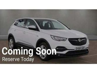 2018 vauxhall grandland x 1.2 turbo se 5dr hatchback petrol manual