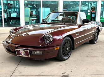 1986 alfa romeo spider veloce 2dr convertible