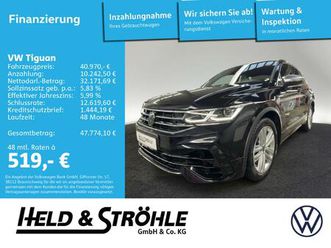 tiguan r 2.0 tsi dsg 4m iq-led nav dcc 360°kam
