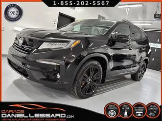 honda pilot black edition 7 places toit mag 20 gps blu-ray 2021