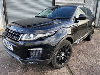 2018 18 reg range rover evoque coupe ed4 tech 2.0tdi damaged repaired