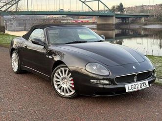 maserati spyder 4.2 gt convertible 2dr petrol manual (430 g/km, 390 bhp)
