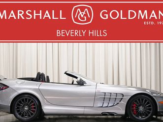 2009 mercedes-benz slr mclaren 722s roadster -very low miles, collector