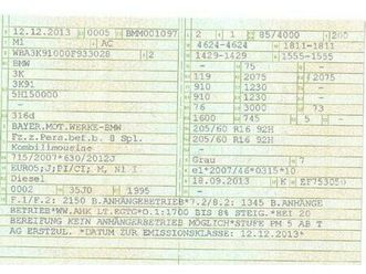 bmw 316di combi stationwagen