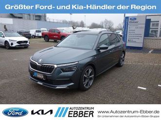 skoda kamiq clever 1.5 tsi gas ahk pano led app shz 18