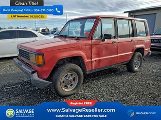 1989 isuzu trooper ii 4-door