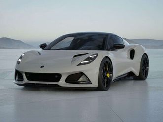 lotus emira demo - v6 - zinc grijs - zwart alcantara