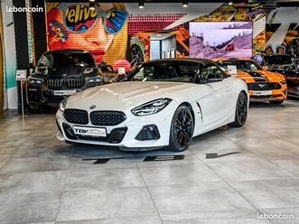bmw z4 m40i 3.0 340 ch m performance alpinweiss black shadow acc hud harman kardon camera volant chauffant