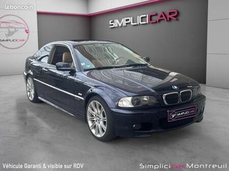 bmw série 3 e46 coupe 325 ci/entretien suivi constructeur/garantie 12 mois