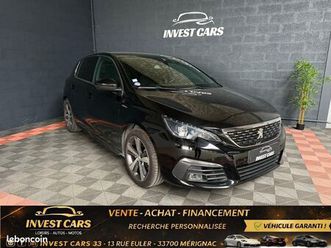 peugeot 308 1.2i 130 ch bv eat8 berline finition gt line garantie 6 mois minimum