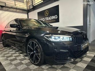 bmw serie 5 g30 lci 520d twinpower turbo 190 xdrive bva8 m sport - affichage de tete haute - toit ouvrant - harman kardo