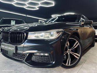 bmw série 7 740d 3.0l 320ch m sport + toit ouvrant + camera 360 degres + sieges electriques / chauffants + harman/kardon + garantie 12 mois