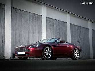 aston martin v8 vantage roadster 4.3i sportshift rouge merlot + echappement sport + pack carbone