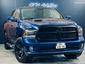dodge ram 1500 5.7 v8 395 flexfuel hemi crew cab sport - garantie 12 mois - excellent état - suivi exemplaire
