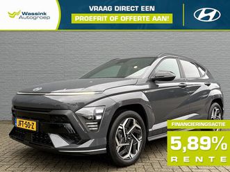 hyundai kona - 1.6 gdi hev 141pk dct n-line edition | n-line accenten | adaptive cruise control | navigat