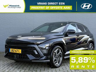 hyundai kona - 1.6 gdi hev 141pk dct n-line edition | sportieve styling | navigatie | adaptive cruise con