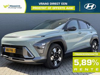 hyundai kona - new |1.6 gdi hev 141pk dct premium sky | schuif -kanteldak | navigatie | stoelventilatie |