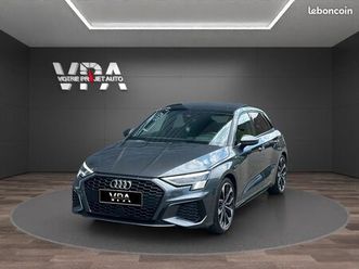 audi a3 sportback 35 tdi s line – toit panoramique ouvrant, black pack