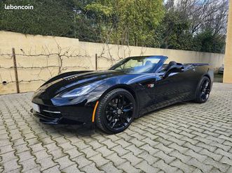 chevrolet corvette c7 z51 3lt cabriolet 2015, bm7, sièges compétition, carbone, 35000 km
