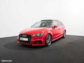 audi s3 300 cv quattro stronic toit pano gps full led virtual cockpit camera cuir performance acc pas de malus