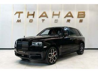 rolls-royce cullinan - 2022 | black badge | european | full option | low mileage | perfect condition