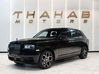 rolls-royce cullinan - 2022 | black badge | red interior | gcc | full option | perfect condition
