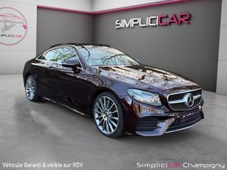 mercedes classe e coupe 200 9g-tronic 4-matic full options -pack amg line -intérieur-cuir-sièges chauffants-burmester sound