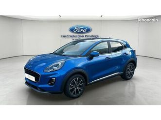 ford puma 1.0 flexifuel 125 ch mhev s&s bvm6 titanium x