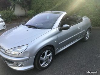 peugeot 206 cc 1.6 -16v -110 cv -boîte automatique -143937 km garantie