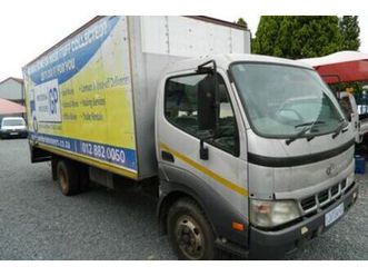 2008 toyota dyna 7-145 4.5 ton f/c c/c