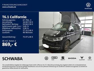 volkswagen t6.1 california ocean 2.0 tdi dsg