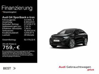 audi q4 sportback e-tron 45 advanced*navi-plus*led*op
