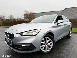 seat leon (iv) sportstourer 2.0l tdi 150 style dsg7/virtual/camera/carplay/gps/ja17/led/attelage/1°main
