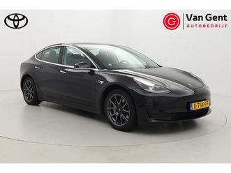 tesla model 3 standard rwd plus 60 kwh | panoramadak | leder | dodehoek detectie | stoelverwarming | navigatie | parkeersensoren voor/achter | adaptive cruise