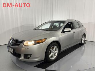 honda accord 2.0i tourer elegance! suomi-auto | vetokoukku | vakkari | moottorinlämmitin+pistoke | aut.ac | 2x hyvät renkaat | jne.