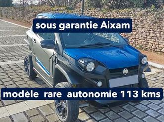 voiture sans permis électrique aixam mega e-scouty s/garantie constructeur, modèle grande autonomie, luxe