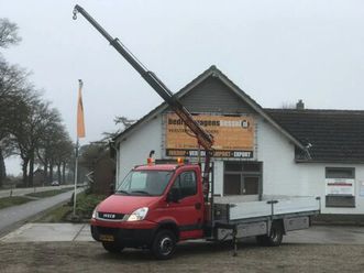 iveco daily - 70c17 3.0 hpi open laadbak palfinger kraan ac