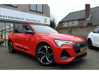 audi e-tron sportback - 55 quattro s edition 95 kwh orange met