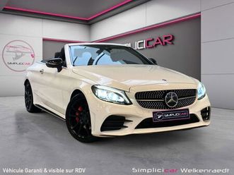 mercedes classe c 200 cabriolet c 200 d -amg-sg.chauf-burmester-cuir/alc
