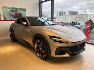 ferrari purosangue aluminio opaco full carbone pano