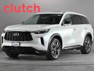 2023 infiniti qx60 luxe w/ apple carplay, heated front seats, re