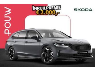 skoda superb combi 1.5 tsi 150pk phev sportline business | w — skoda — marktplaats