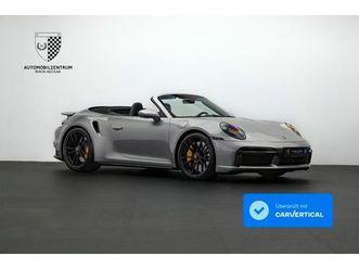 porsche 911 turbo s cabrio burmester/sportabgas/lift/acc